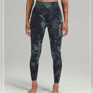 Lululemon Align w/ Pockets 25" Diamond Dye size 4